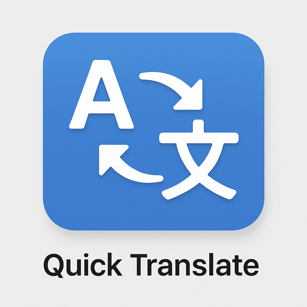 Quick Translate (Google Translate API)